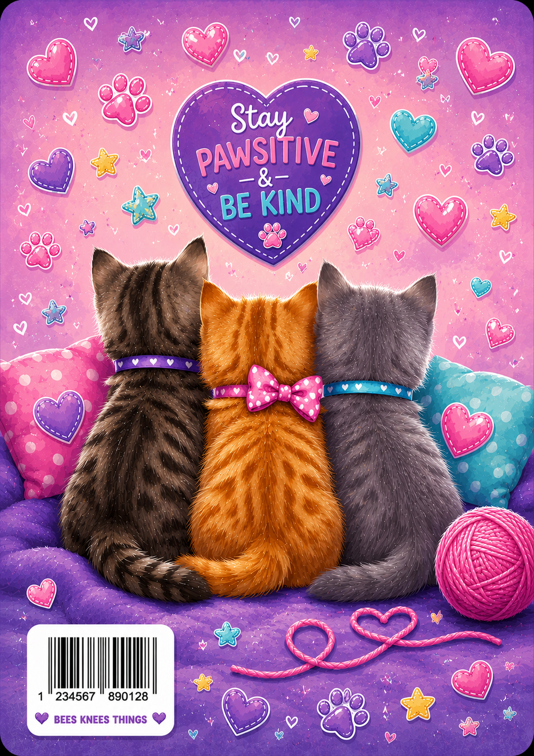 Cute Kittens Stick & Peel Notebook Cover