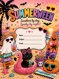 Ghostly Summerween Vinyl Notebook Cover