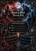 Vampire or Werewolf Stick & Peel Notebook Cover