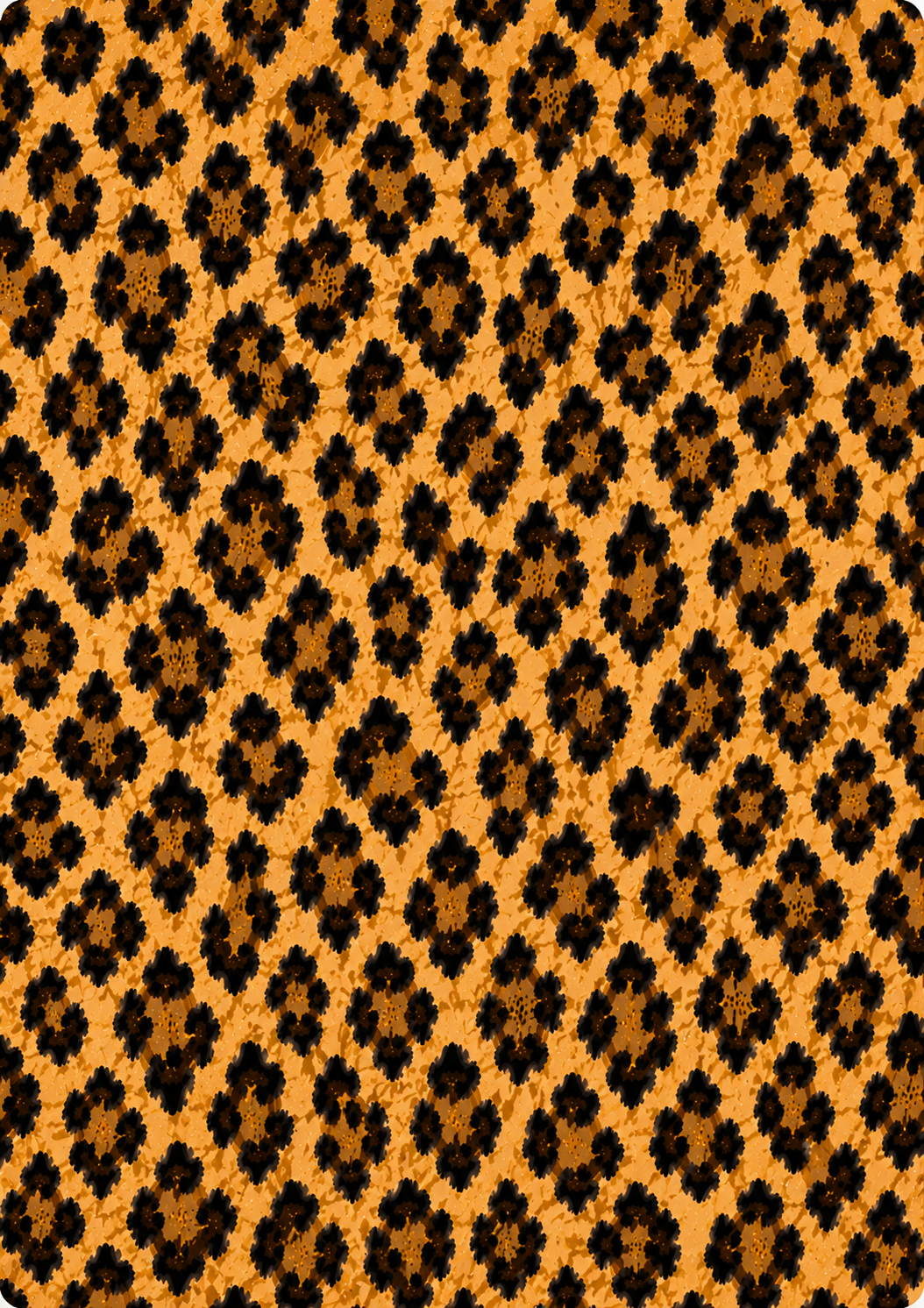 Leopard Print Stick & Peel Notebook Cover