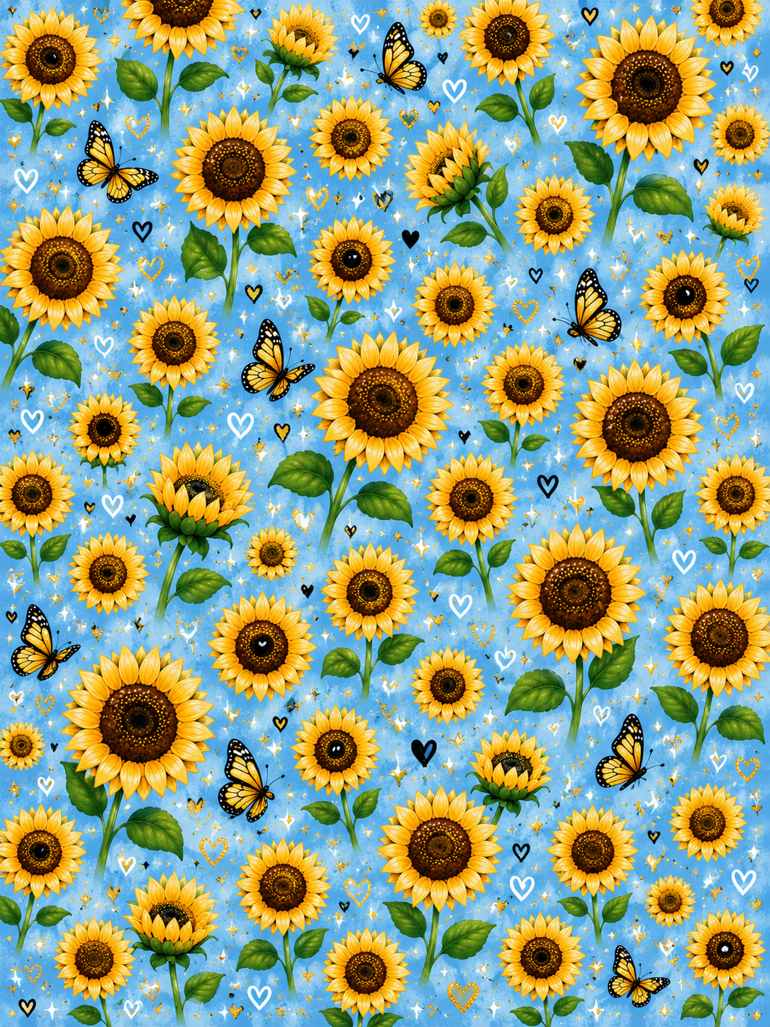 Sunflower Stick & Peel Notebook Cover