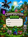 Super Cool Minecraft Vinyl Notebook Cover