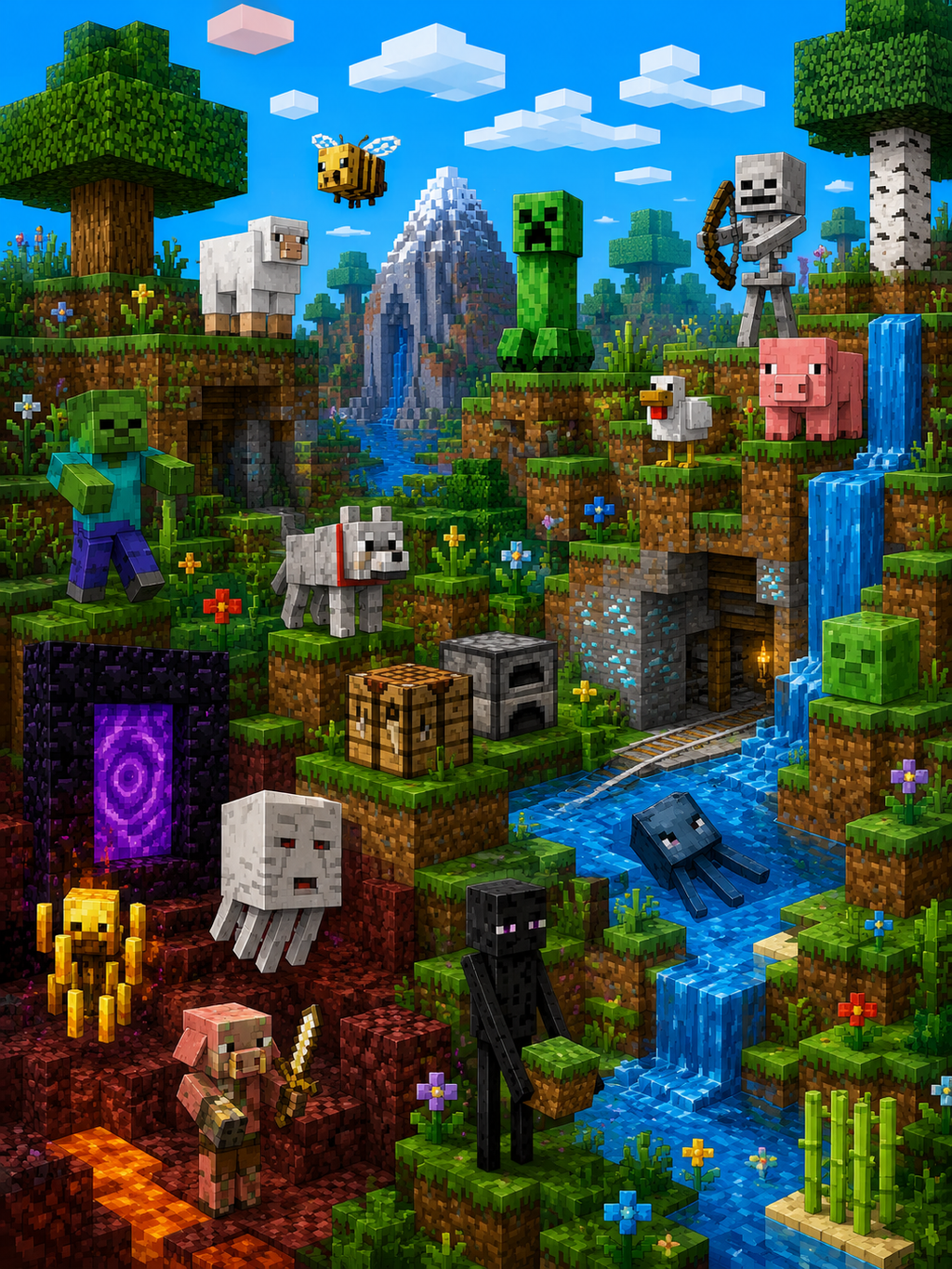 Super Cool Minecraft Vinyl Notebook Cover