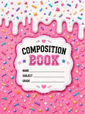 Frosted Sprinkle Vinyl Notebook Cover