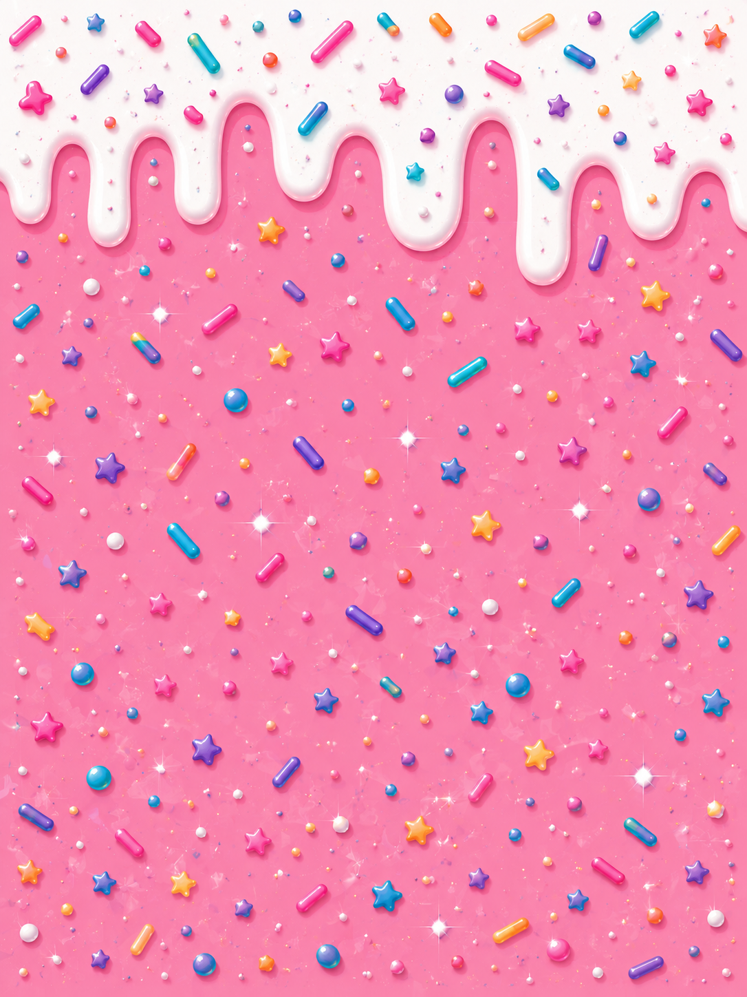 Frosted Sprinkle Vinyl Notebook Cover