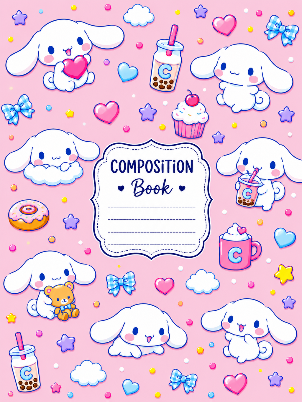 Cinnamaroll Vinyl Notebook Cover