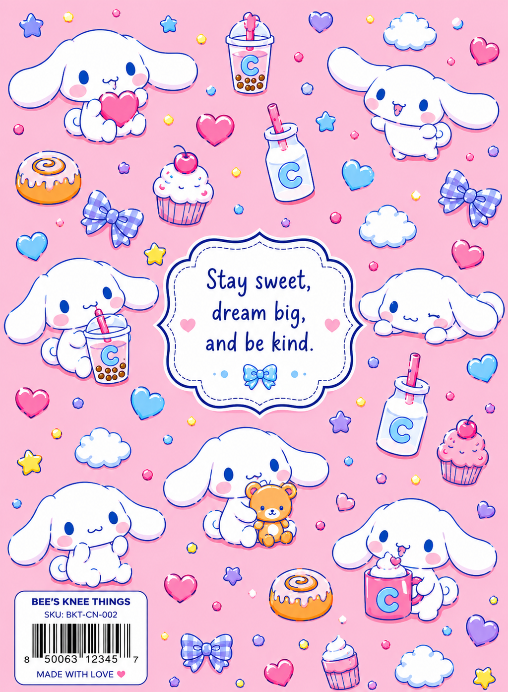 Cinnamaroll Vinyl Notebook Cover