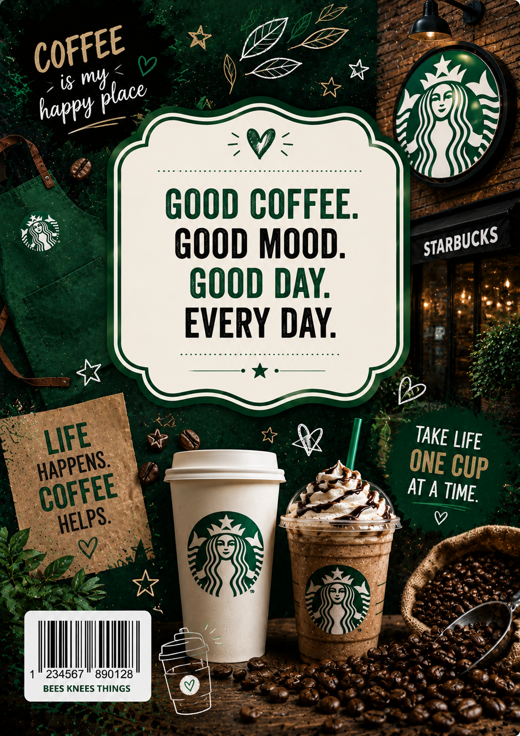 SB Coffee Vinyl Notebook Cover
