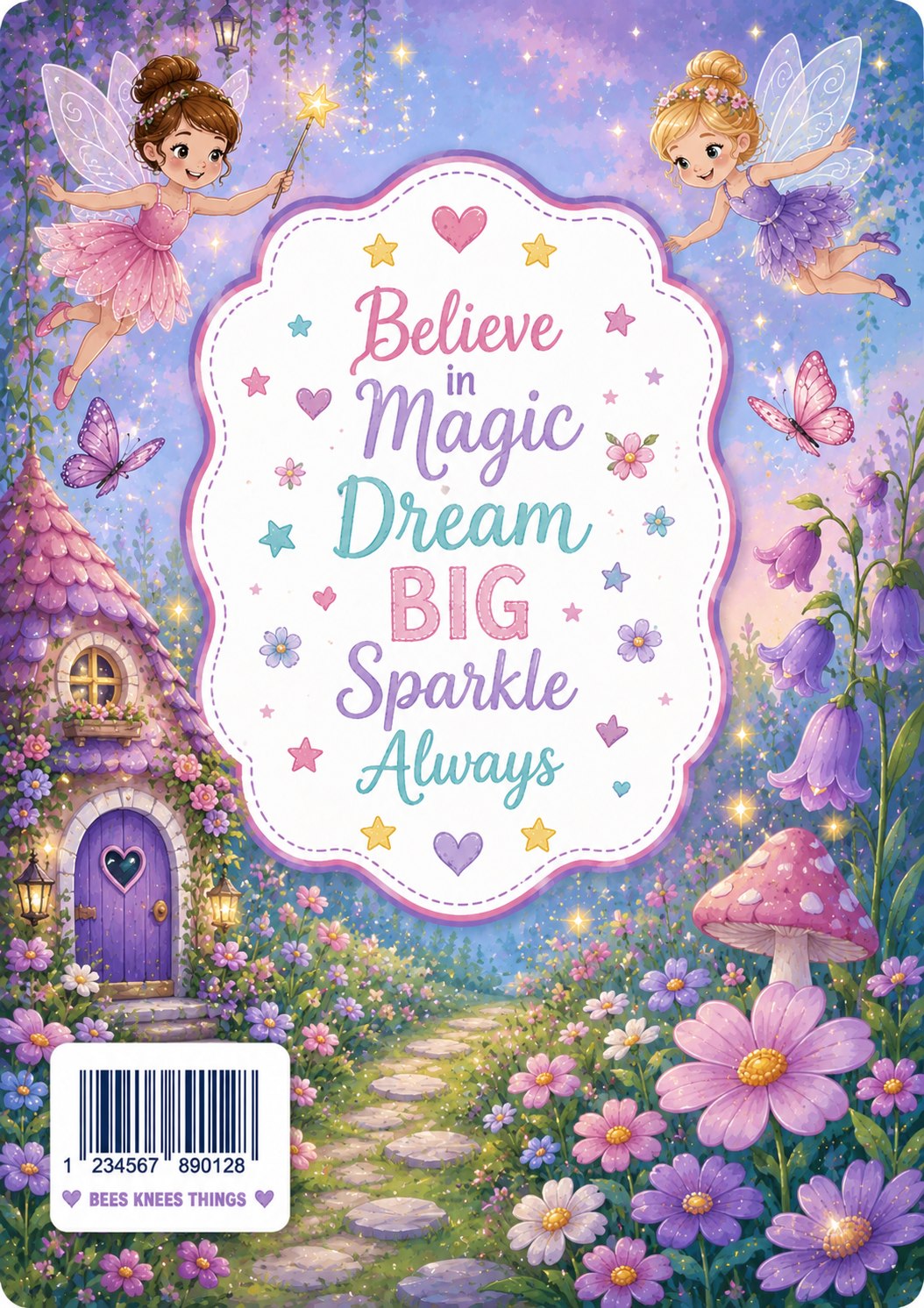 Whimsical Faeries Stick & Peel Notebook Cover