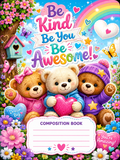 Cute Teddy Bear Vinyl Notebook Cover
