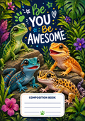 Lizards Vinyl Notebook Cover