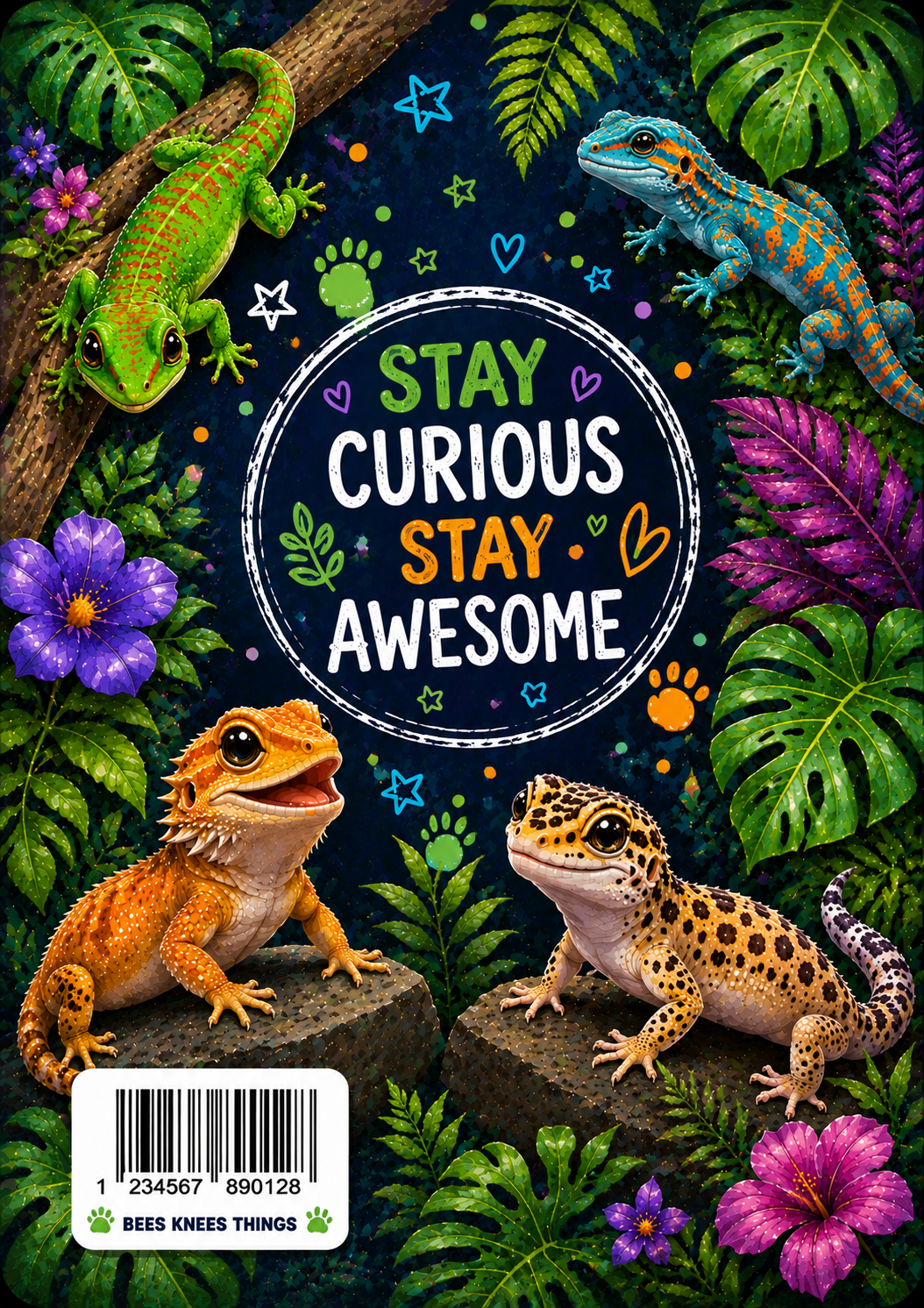 Lizards Stick & Peel Notebook Cover