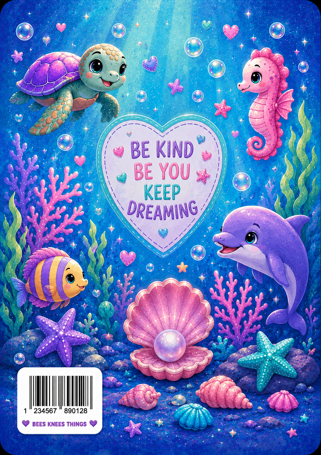 Magical Mermaid Stick & Peel Notebook Cover