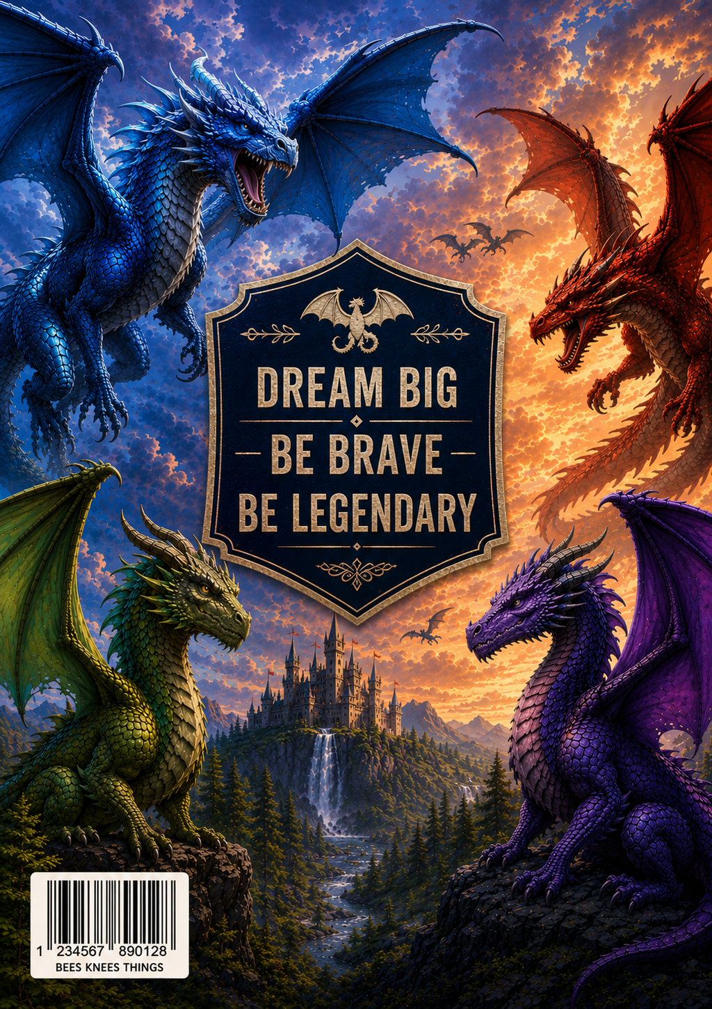 Dragon Vinyl Notebook Cover