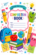 Back to School Vinyl Notebook Cover